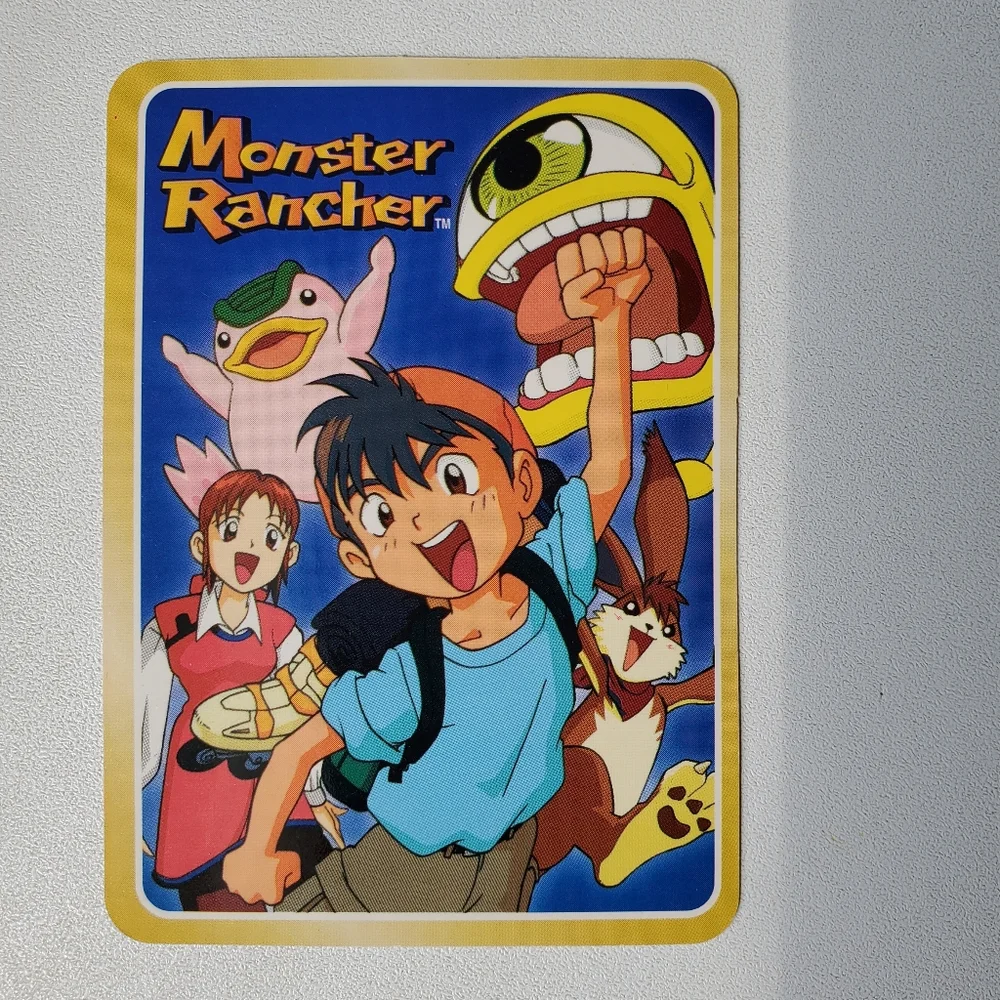 Monster Rancher Gray Wolf NM Collectible Vintage 1999 Trading Card